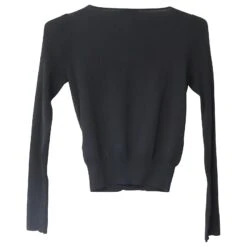 See By Chloé See By Chloe Pull En Maille à Volants En Viscose Noire -Chloé 589137 4