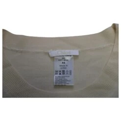 Chloé Chloe Pull Orné De Dentelle En Laine Beige 15 Chloé Chloe Pull Orné De Dentelle En Laine Beige -Chloé 596206 7
