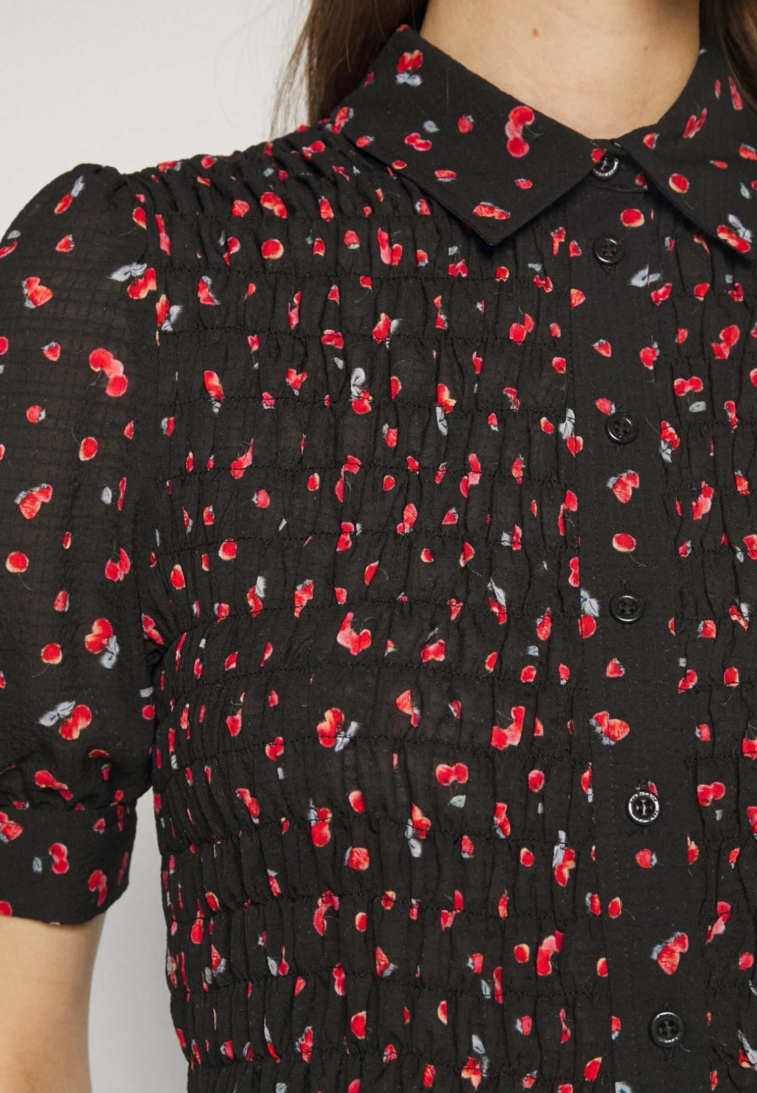 See By Chloé Chemisier - Black/Red 10 See By Chloé Chemisier - Black/Red – Image 8