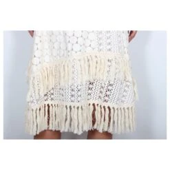 See By Chloé See By Chloe Jupe à Franges Crème -Chloé 605354 5