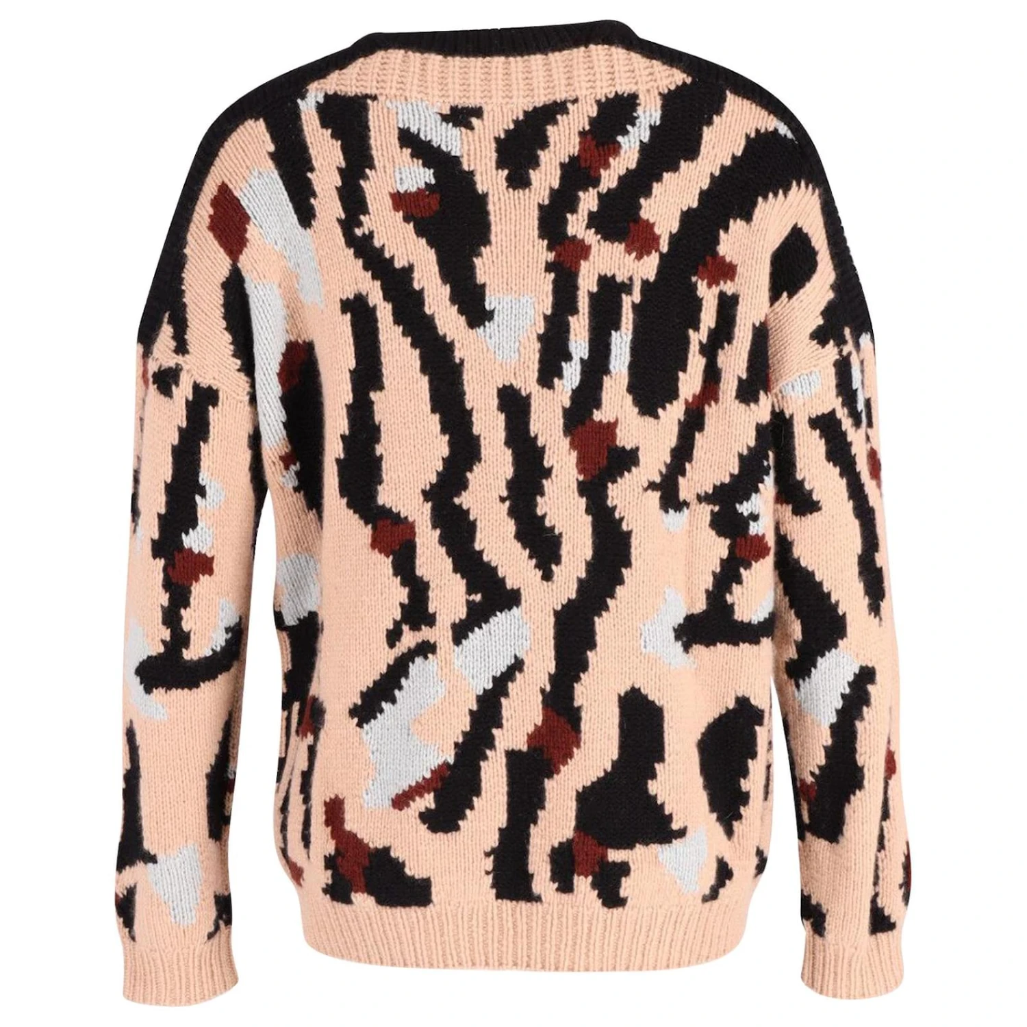 Chloé Chloe Pull En Grosse Maille Imprimé En Cachemire Multicolore 4 Chloé Chloe Pull En Grosse Maille Imprimé En Cachemire Multicolore – Image 3