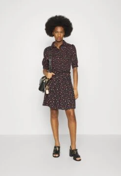 See By Chloé Robe Chemise - Black/Red -Chloé 60f70b3601984c59b12c225b3422cd95