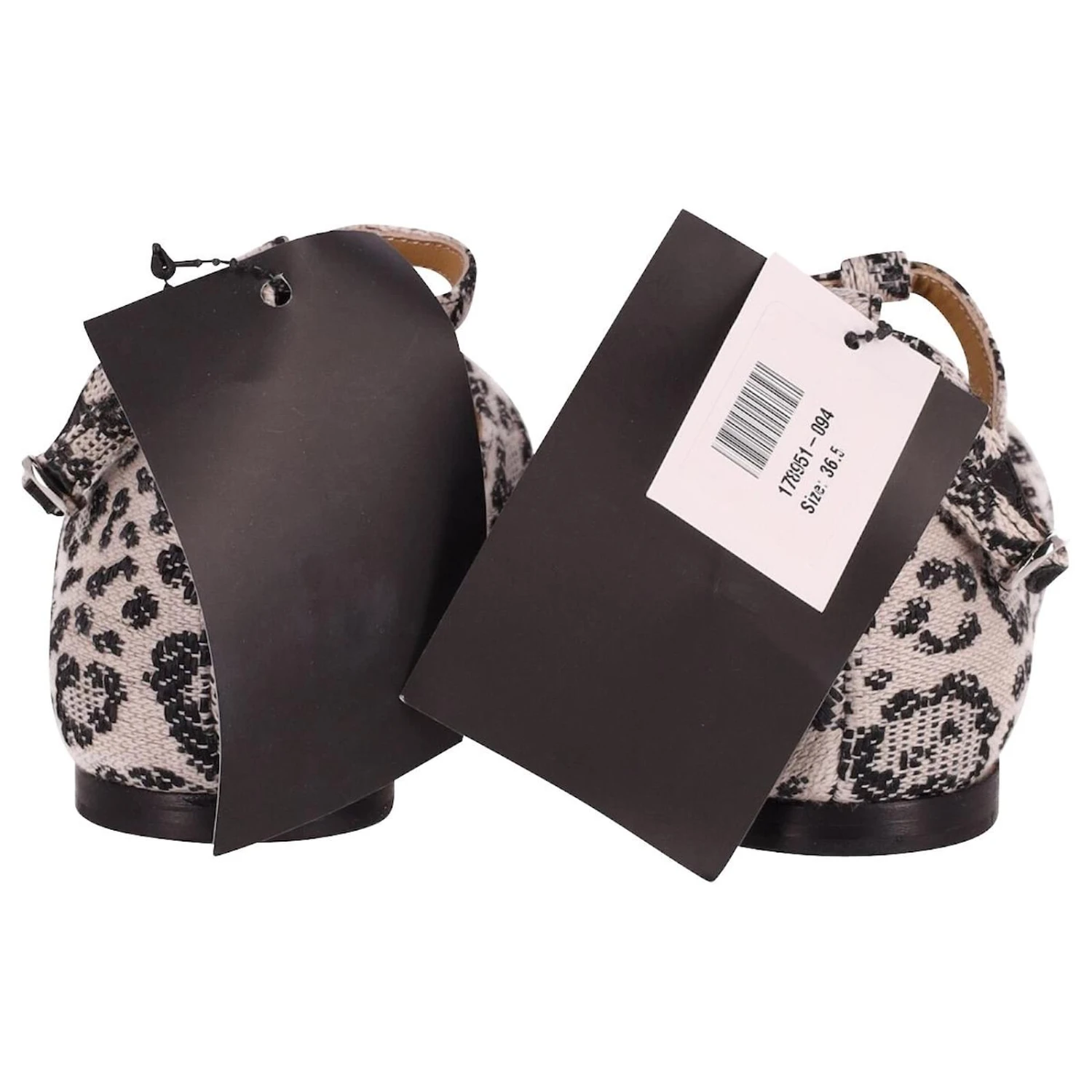 See By Chloé Chloe Ballerines En T Imprimé Léopard En Toile Multicolore 6 See By Chloé Chloe Ballerines En T Imprimé Léopard En Toile Multicolore – Image 4