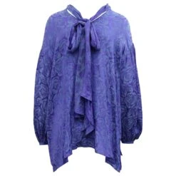 Chloé Chemisier Chloe Lavalliere En Viscose Violet -Chloé 617752 3