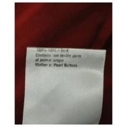 Blouse Drapée Chloé En Soie Rouge 13 Blouse Drapée Chloé En Soie Rouge -Chloé 617804 6