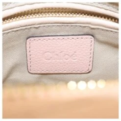 Sac à Main Chloé En Cuir 2façon Pink Auth Am2241g Rose -Chloé 634211 10