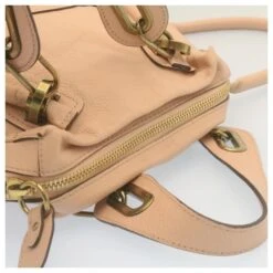 Sac à Main Chloé En Cuir 2façon Pink Auth Am2241g Rose -Chloé 634211 6