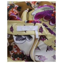 Chloé Chloe Jupe Mi-longue à Imprimé Caravane Coupe Spirale En Soie Multicolore -Chloé 637629 4