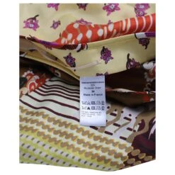 Chloé Chloe Jupe Mi-longue à Imprimé Caravane Coupe Spirale En Soie Multicolore -Chloé 637629 5