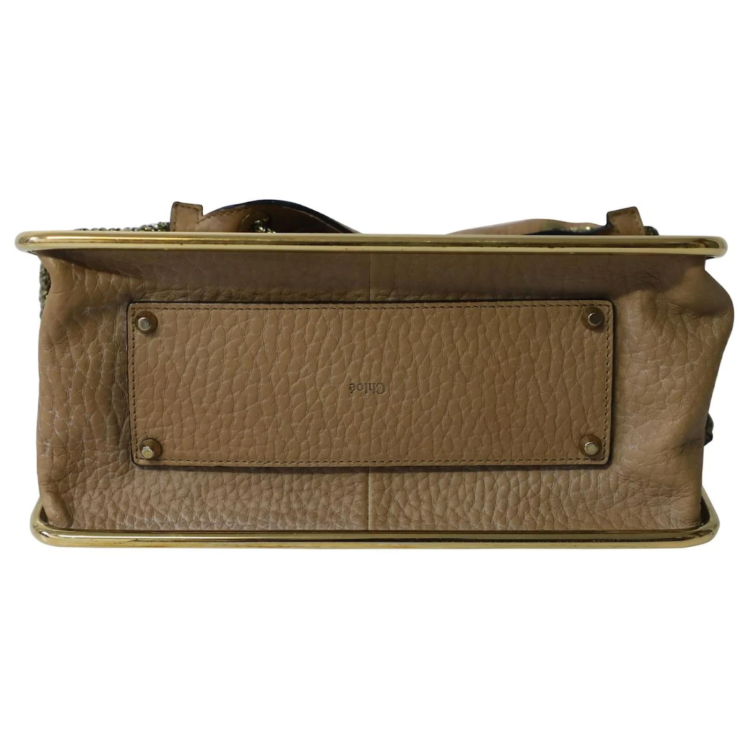 Chloé Sac à Bandoulière Chloe Sally En Cuir Marron Caramel 7 Chloé Sac à Bandoulière Chloe Sally En Cuir Marron Caramel – Image 5