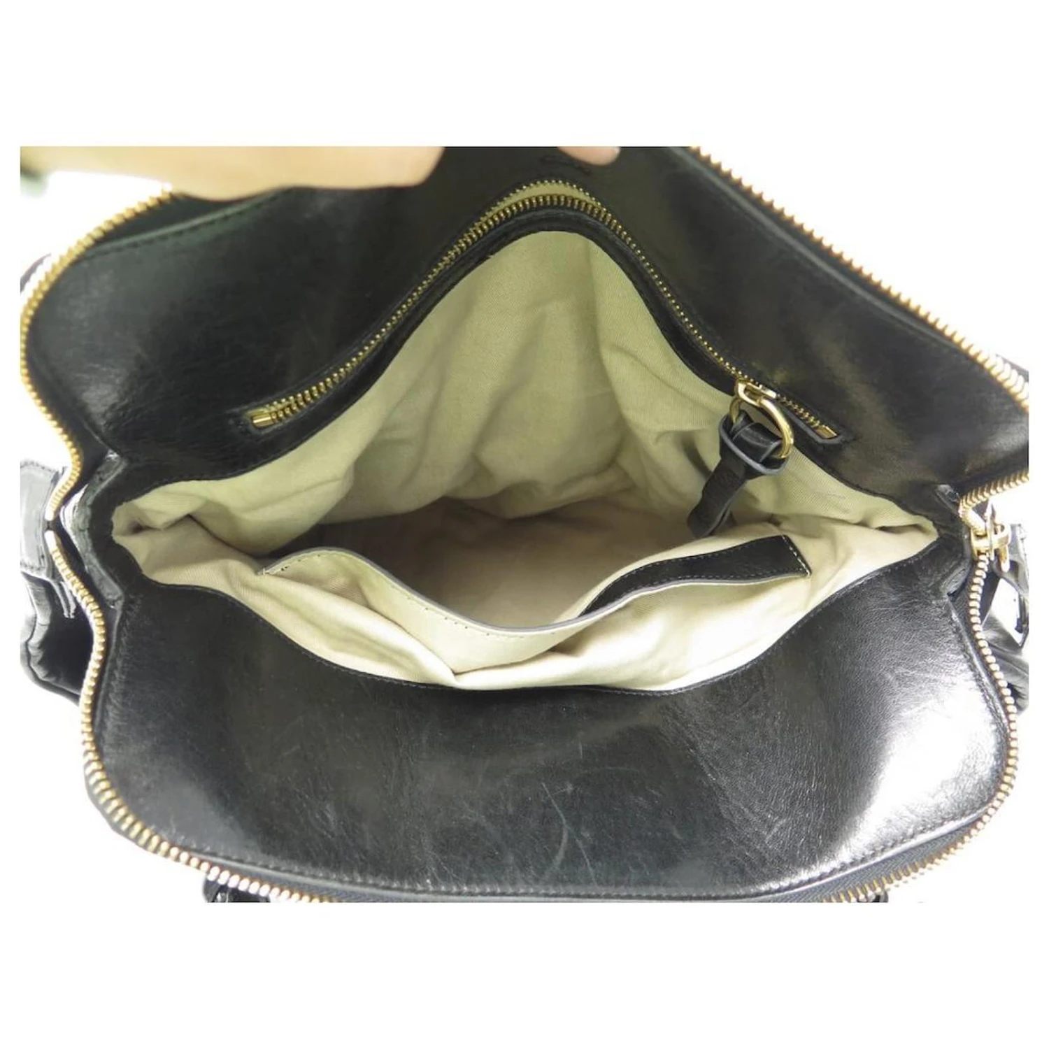 Chloé SAC A MAIN CHLOE HELOISE GM 7AS799-50 EN CUIR NOIR BLACK LEATHER HAND BAG 12 Chloé SAC A MAIN CHLOE HELOISE GM 7AS799-50 EN CUIR NOIR BLACK LEATHER HAND BAG – Image 10