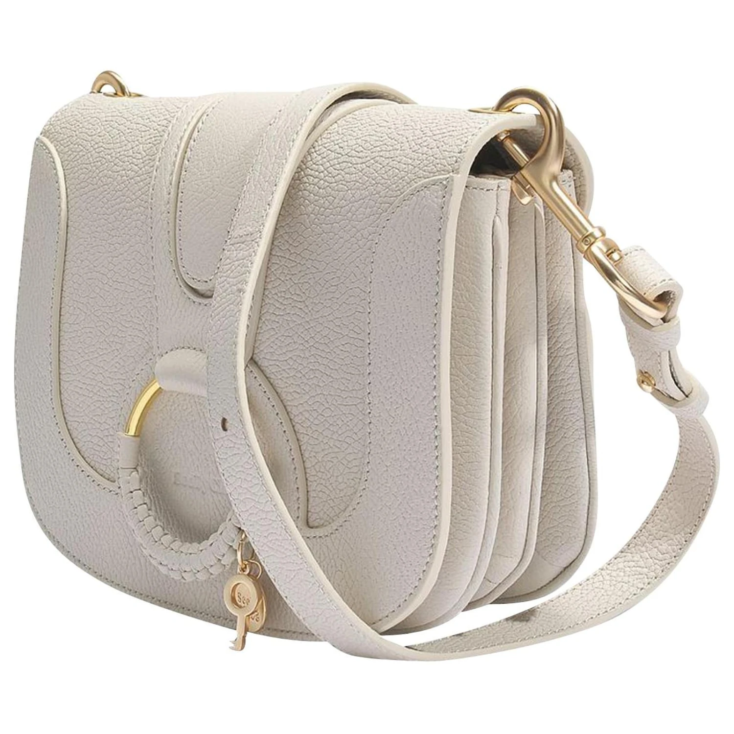 See By Chloé Sac à Bandoulière Hana - See By Chloe - Beige Ciment - Cuir 4 See By Chloé Sac à Bandoulière Hana - See By Chloe - Beige Ciment - Cuir – Image 2