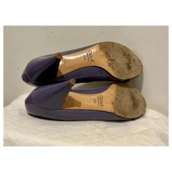 Chloé Chloe Brevet Ricoperto Escarpins Peep Toe De Couleur Lavande Violet -Chloé 661739 8