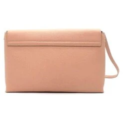 Chloé Chloe Cassie Sac à Bandoulière Enveloppe En Cuir Souple Et Grainé Rose Poudré 12 Chloé Chloe Cassie Sac à Bandoulière Enveloppe En Cuir Souple Et Grainé Rose Poudré -Chloé 664712 3