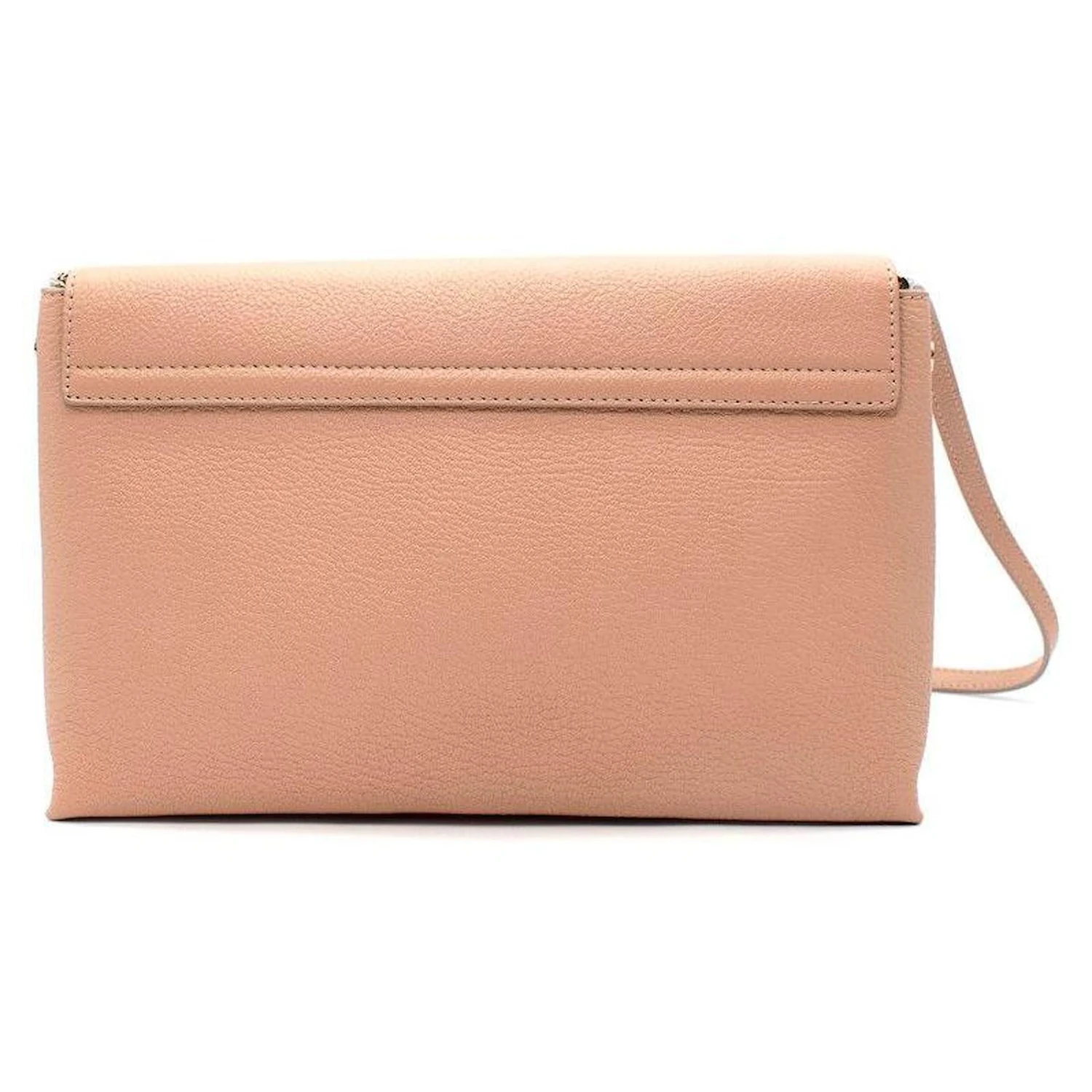 Chloé Chloe Cassie Sac à Bandoulière Enveloppe En Cuir Souple Et Grainé Rose Poudré 5 Chloé Chloe Cassie Sac à Bandoulière Enveloppe En Cuir Souple Et Grainé Rose Poudré – Image 3