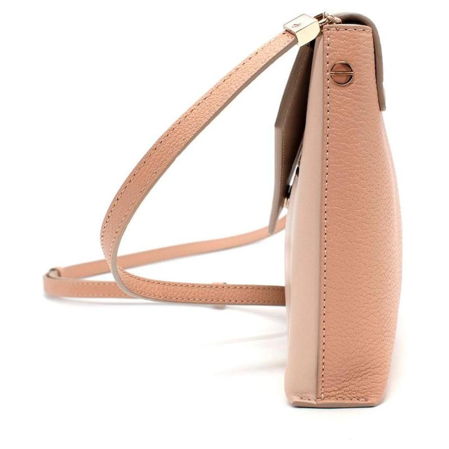 Chloé Chloe Cassie Sac à Bandoulière Enveloppe En Cuir Souple Et Grainé Rose Poudré 6 Chloé Chloe Cassie Sac à Bandoulière Enveloppe En Cuir Souple Et Grainé Rose Poudré – Image 4