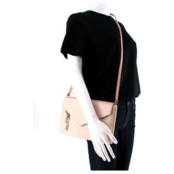Chloé Chloe Cassie Sac à Bandoulière Enveloppe En Cuir Souple Et Grainé Rose Poudré 17 Chloé Chloe Cassie Sac à Bandoulière Enveloppe En Cuir Souple Et Grainé Rose Poudré -Chloé 664712 8
