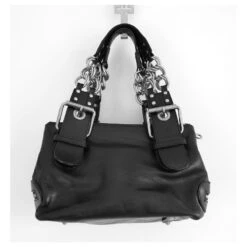 Chloé AW03 Sac à Poignée En Chaîne Noir -Chloé 677742 3
