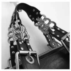 Chloé AW03 Sac à Poignée En Chaîne Noir -Chloé 677742 9