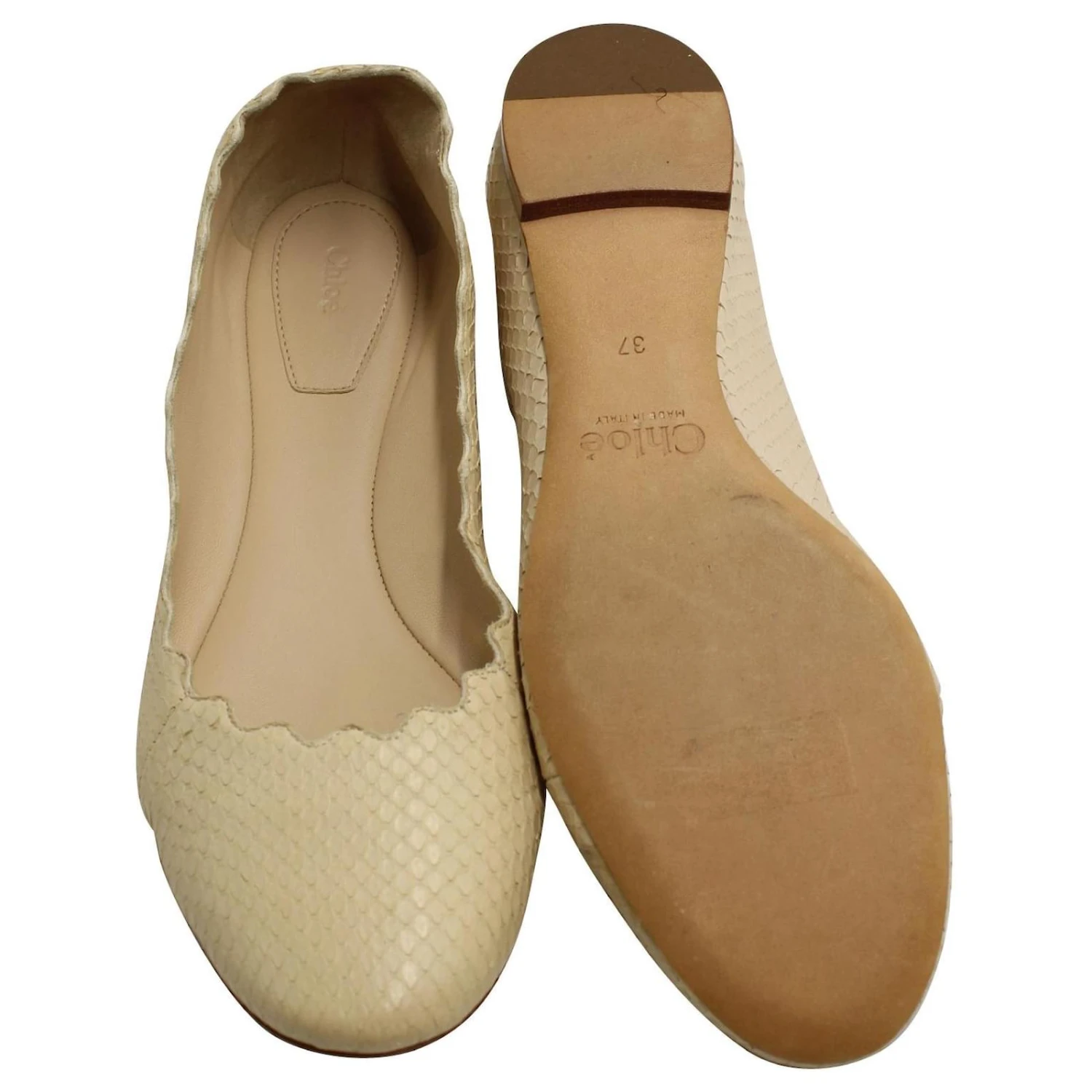 Chloé Ballerines Nues Lauren Chair 9 Chloé Ballerines Nues Lauren Chair – Image 7