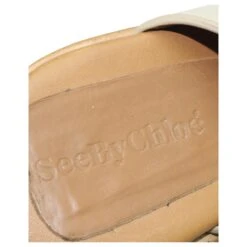 See By Chloé See By Chloe Anna Mules Compensées En Cuir Nude Chair 17 See By Chloé See By Chloe Anna Mules Compensées En Cuir Nude Chair -Chloé 696044 8