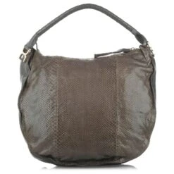 Chloé Chloe Vert Marcie Python Grand Hobo En Cuir Vert Foncé -Chloé 698316 4