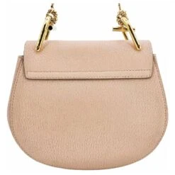 Mini Sac Chloé Drew En Cuir Grainé Blush GHW Chair -Chloé 698389 4