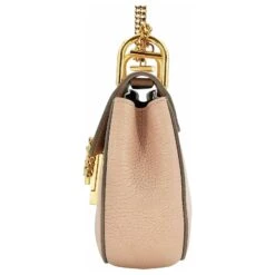 Mini Sac Chloé Drew En Cuir Grainé Blush GHW Chair -Chloé 698389 5