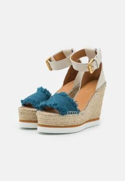 See By Chloé Glyn - Sandales À Talons Hauts - Medium Blue -Chloé 6da6a03b923e4a5e96af92429cb2f9f6