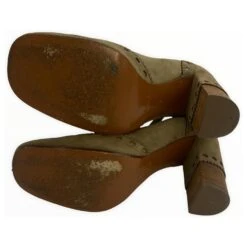 Chloé Clare Escarpins CHLOÉ 38 Suédée Beige -Chloé 725167 9