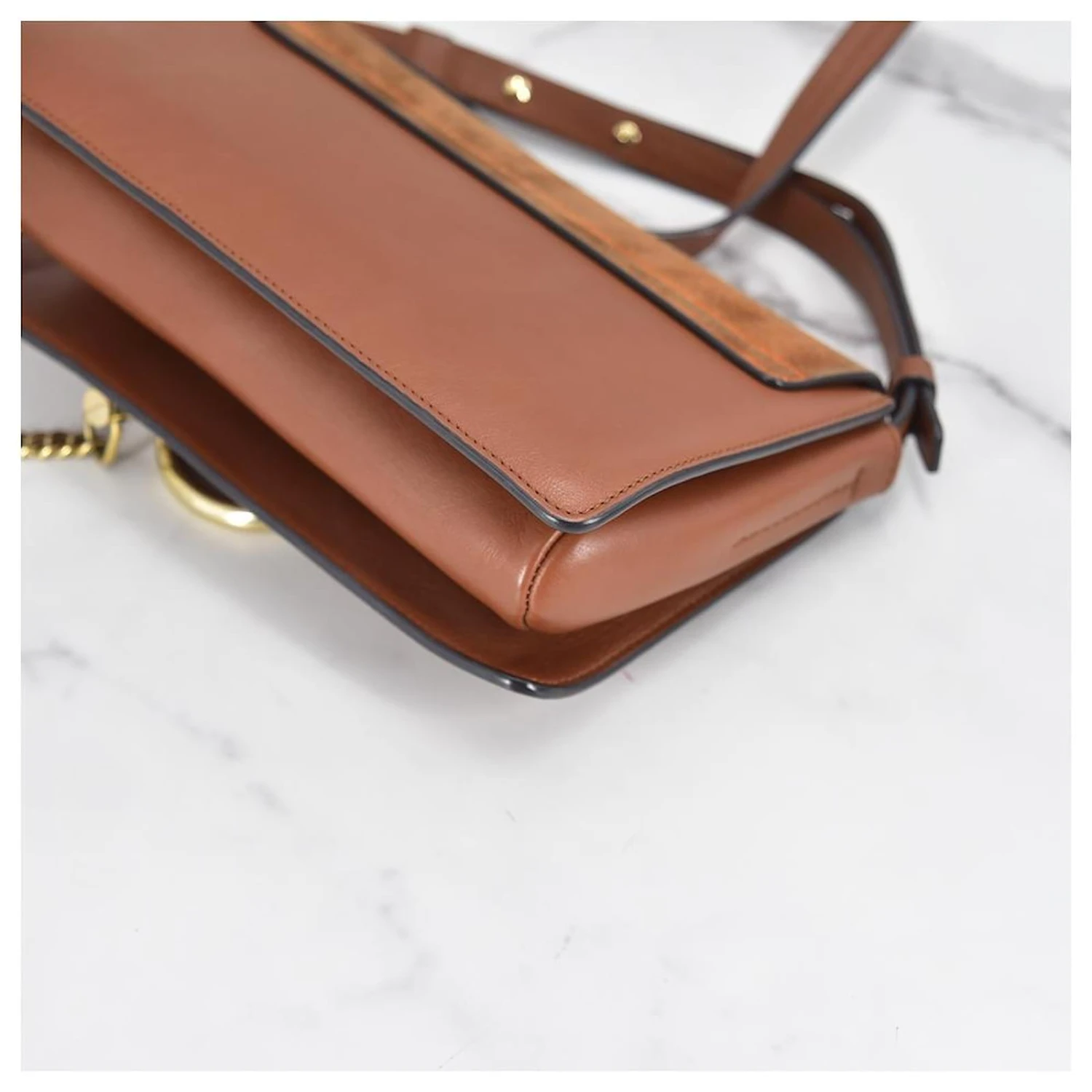 Chloé Sac à Bandoulière Faye En Cuir H13094 Marron 12 Chloé Sac à Bandoulière Faye En Cuir H13094 Marron – Image 10