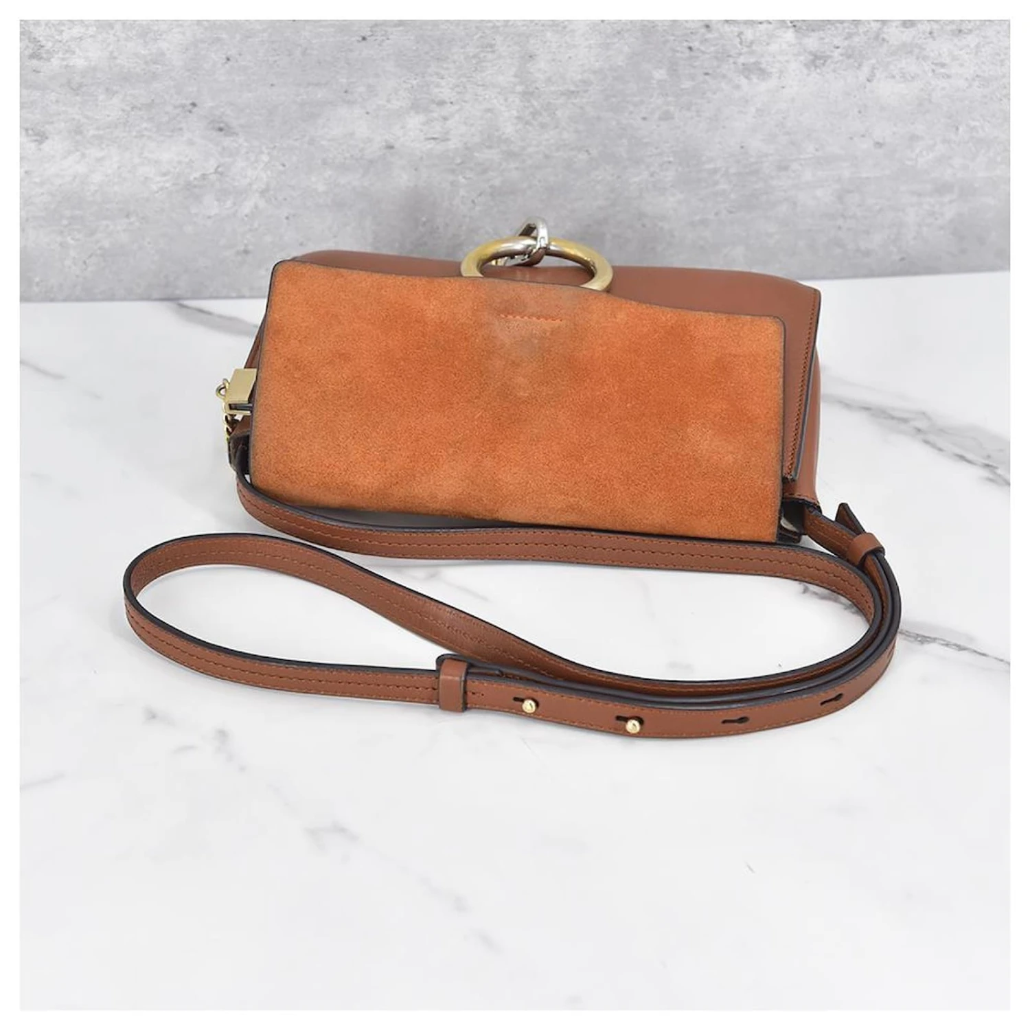 Chloé Sac à Bandoulière Faye En Cuir H13094 Marron 5 Chloé Sac à Bandoulière Faye En Cuir H13094 Marron – Image 3