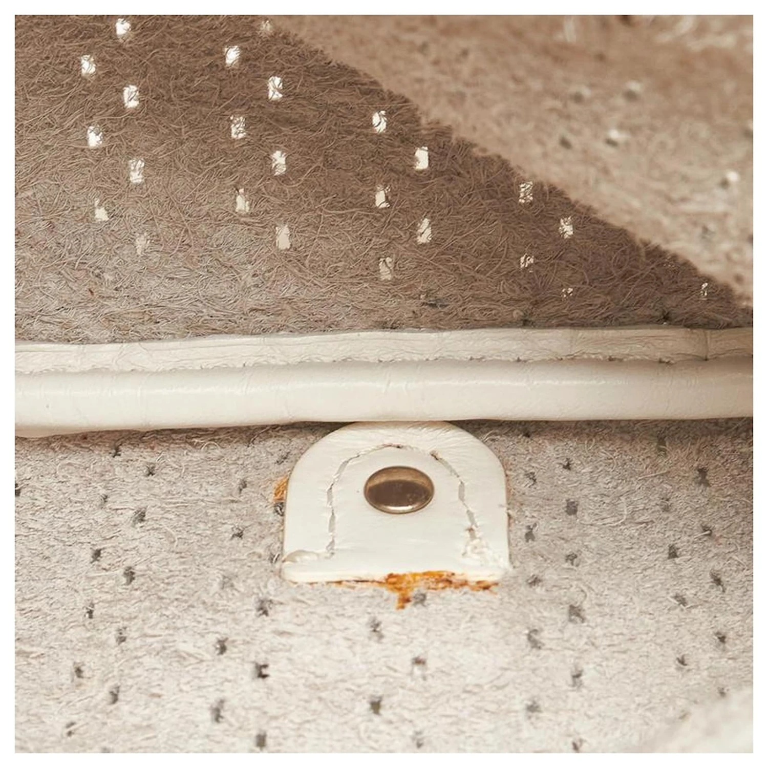 Chloé Sac à Bandoulière En Cuir Perforé Blanc 8 Chloé Sac à Bandoulière En Cuir Perforé Blanc – Image 6