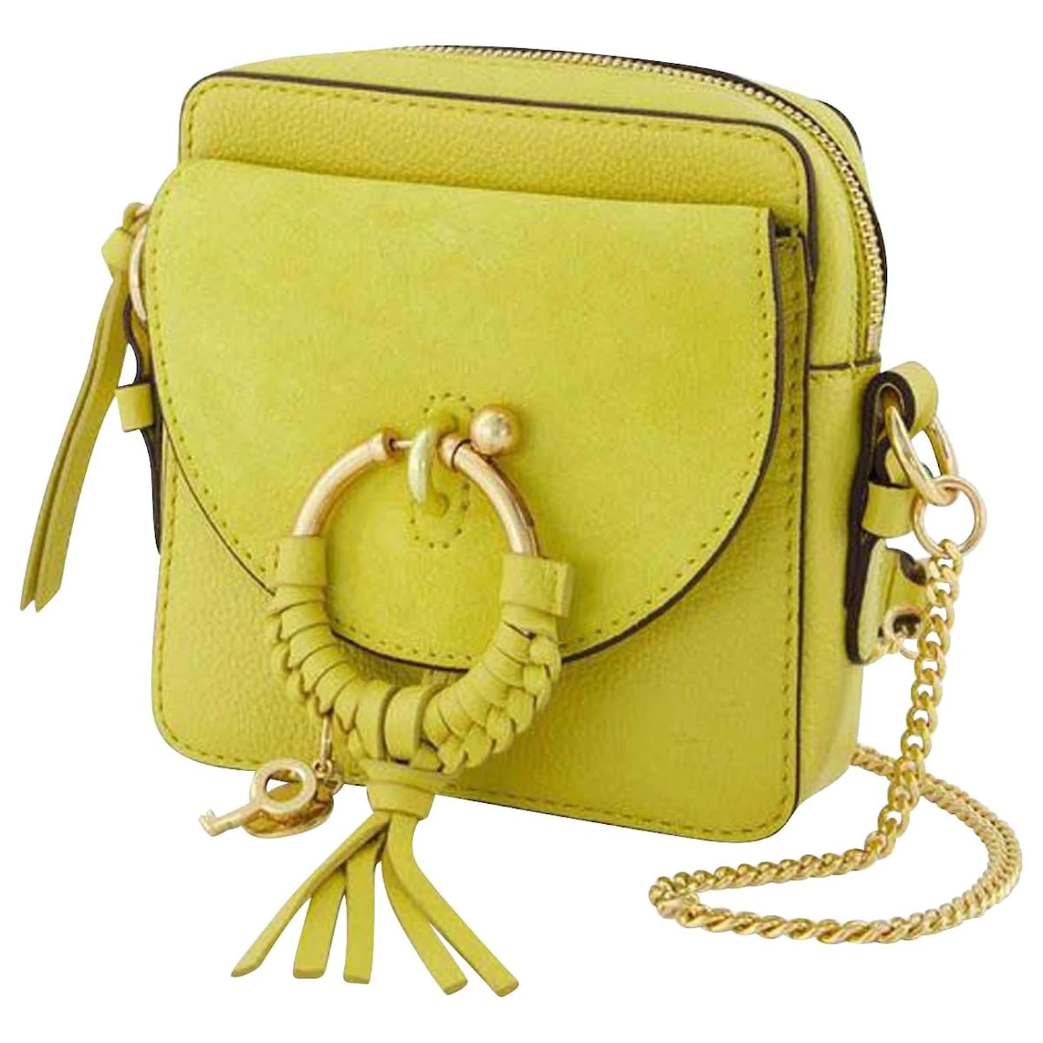 See By Chloé Sac Appareil Photo Joan - See By Chloe - Jaune Rétro - Cuir 4 See By Chloé Sac Appareil Photo Joan - See By Chloe - Jaune Rétro - Cuir – Image 2