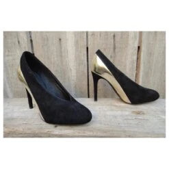 Escarpins See By Chloé P 37 état Neuf Noir Doré 11 Escarpins See By Chloé P 37 état Neuf Noir Doré -Chloé 743542 2