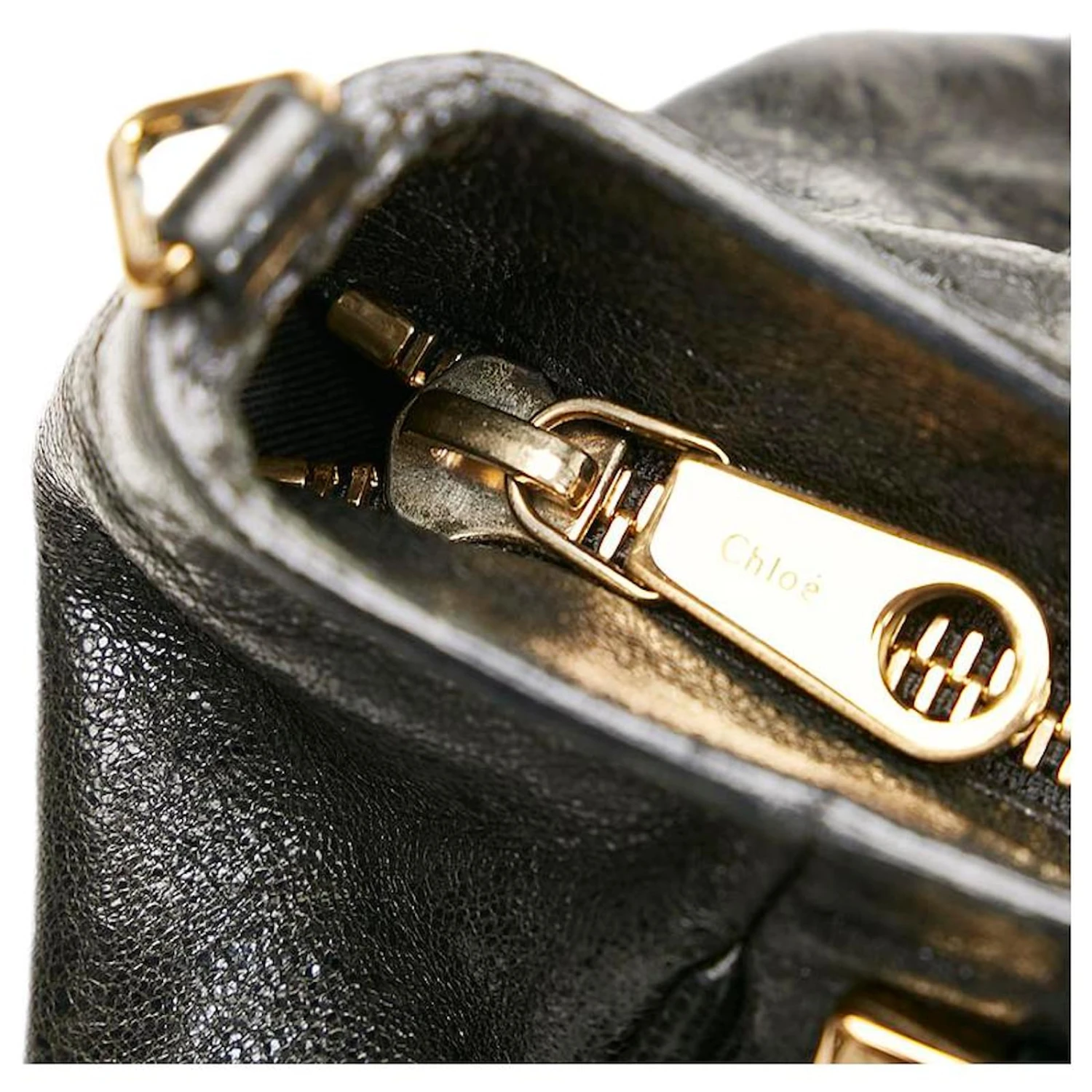 Chloé Sac à Main Ethel En Cuir Noir 8 Chloé Sac à Main Ethel En Cuir Noir – Image 6