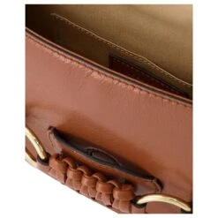 See By Chloé Sac Saddie Hobo - See By Chloe - Caramello - Cuir Marron 9 See By Chloé Sac Saddie Hobo - See By Chloe - Caramello - Cuir Marron -Chloé 748860 4