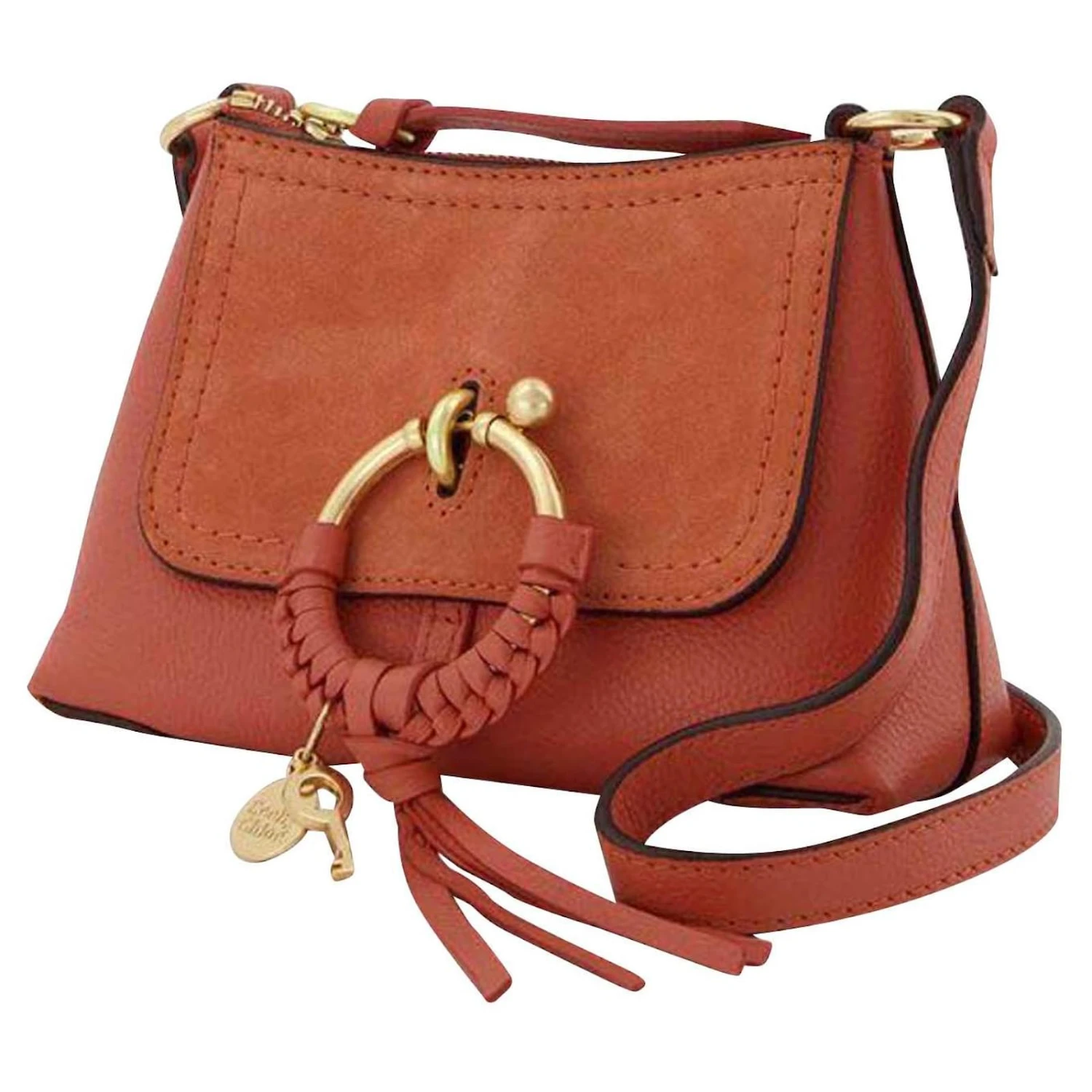 See By Chloé Joan Mini Hobo Bag - See By Chloe - Abricot Tan - Cuir Orange 4 See By Chloé Joan Mini Hobo Bag - See By Chloe - Abricot Tan - Cuir Orange – Image 2