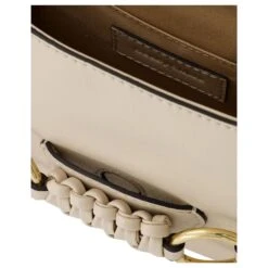 See By Chloé Sac Saddie Hobo - See By Chloe - Beige Ciment - Cuir 9 See By Chloé Sac Saddie Hobo - See By Chloe - Beige Ciment - Cuir -Chloé 749236 4