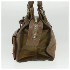 Chloé Chloe Sac à Main Cuir Marron Auth Fm1940 -Chloé 755327 3