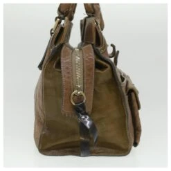 Chloé Chloe Sac à Main Cuir Marron Auth Fm1940 -Chloé 755327 4