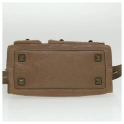 Chloé Chloe Sac à Main Cuir Marron Auth Fm1940 -Chloé 755327 5