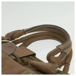 Chloé Chloe Sac à Main Cuir Marron Auth Fm1940 -Chloé 755327 8