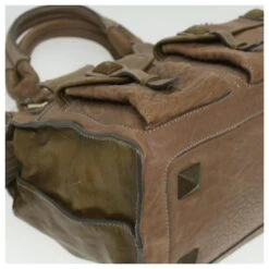 Chloé Chloe Sac à Main Cuir Marron Auth Fm1940 -Chloé 755327 9