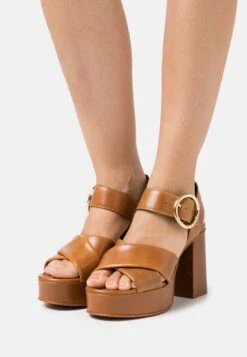 See By Chloé Lyna - Sandales À Plateforme - Light Pastelbrown