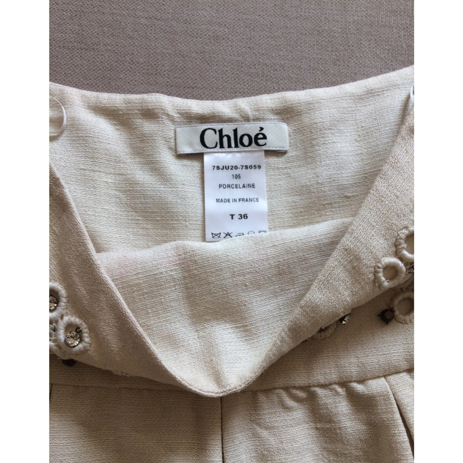 Chloé Jupes Beige 6 Chloé Jupes Beige – Image 4