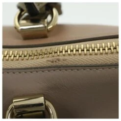 Chloé Sac à Main Chloe Bailey En Cuir 2façon Beige Rose Auth 35664 -Chloé 788888 8