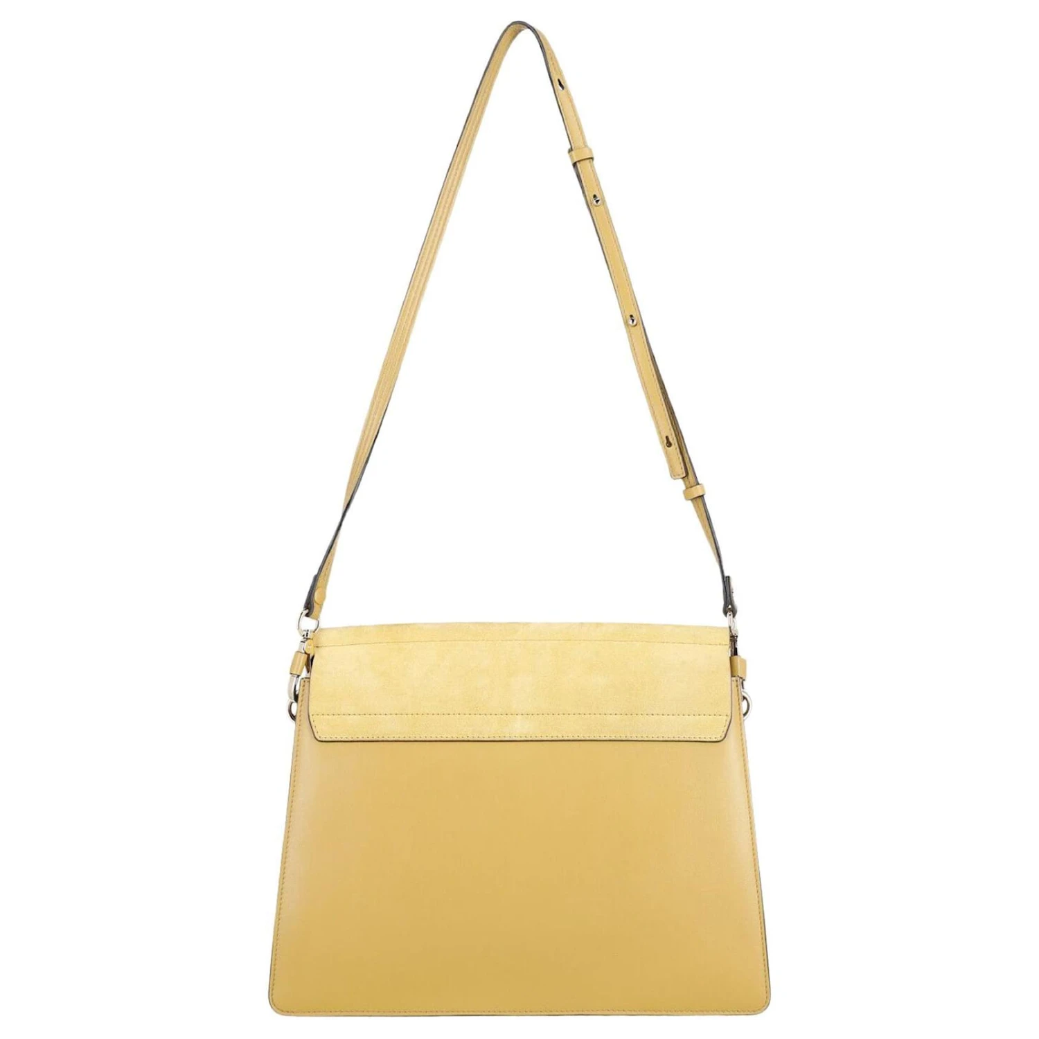 Chloé Sac à Bandoulière Faye En Daim Jaune 4 Chloé Sac à Bandoulière Faye En Daim Jaune – Image 2