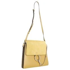 Chloé Sac à Bandoulière Faye En Daim Jaune 13 Chloé Sac à Bandoulière Faye En Daim Jaune -Chloé 795924 5