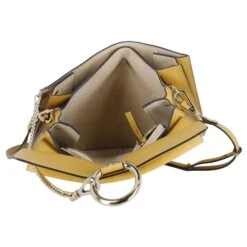 Chloé Sac à Bandoulière Faye En Daim Jaune 14 Chloé Sac à Bandoulière Faye En Daim Jaune -Chloé 795924 6